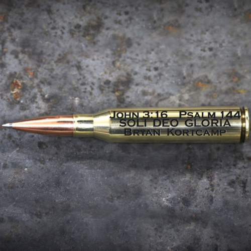 .338 Lapua Magnum Bullet Pen (create your own design!)