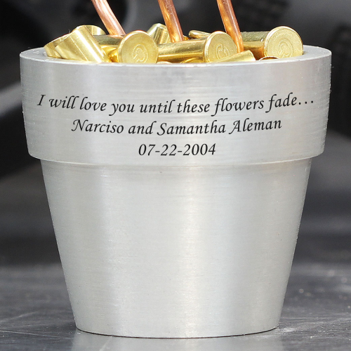 Bullet Bouquet with Custom Laser Etching