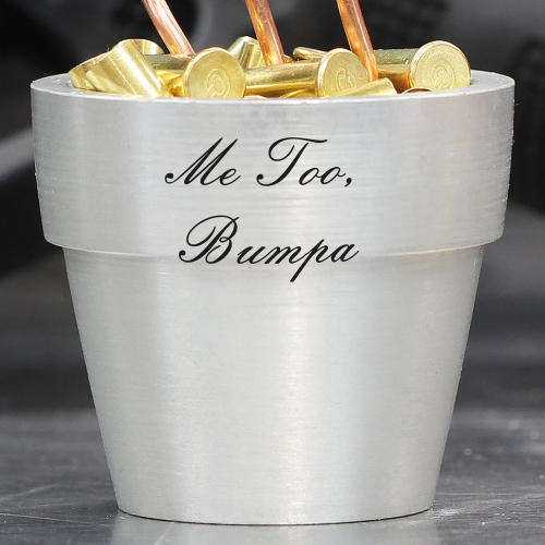 Bullet Bouquet with Custom Laser Etching