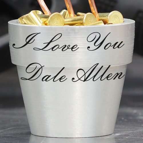 Bullet Bouquet with Custom Laser Etching