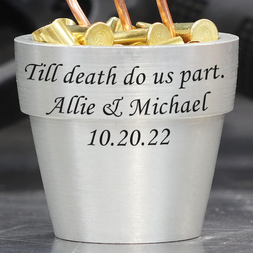 Bullet Bouquet with Custom Laser Etching