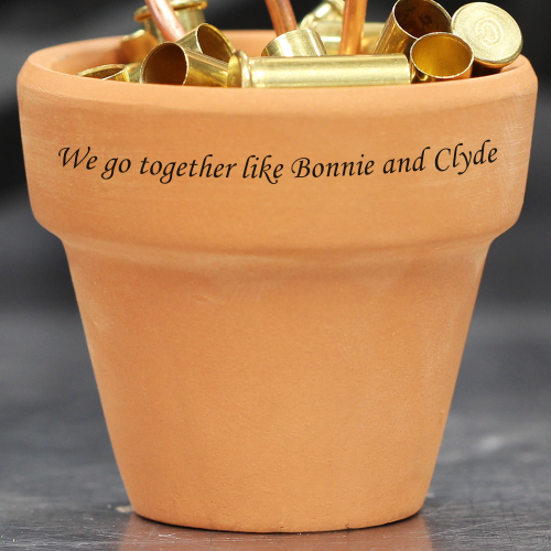 Bullet Bouquet with Custom Laser Etching