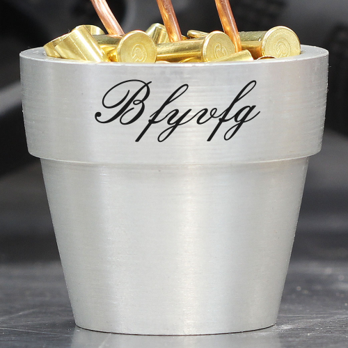 Bullet Bouquet with Custom Laser Etching